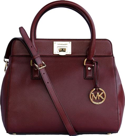 michael kors astrid large satchel claret|Michael Kors Astrid Claret Large Satchel Tote Handbag Mk .